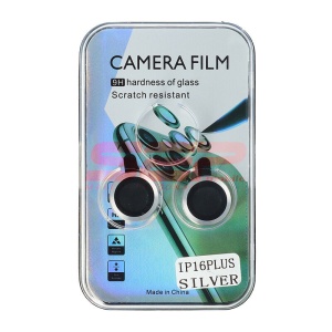 Protectie sticla Metal camera foto Apple iPhone 16 Plus Silver