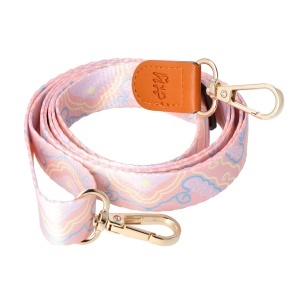 Snur textil dublu telefon mobil cu carabine Pastel Clouds - Img 2