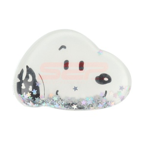 Stand suport adeziv telefon Liquid 3D Glitter PEANUTS