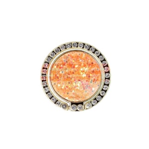 Stand suport adeziv tip inel Glitter Orange - Img 1