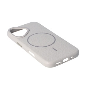 Toc Luxury Leather Magsafe Apple iPhone 16 Grey - Img 2