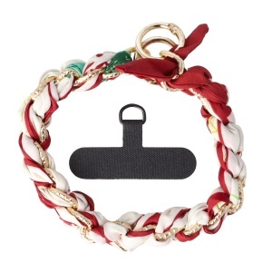 Accesoriu tip bratara cu lantisor pentru husa telefon mobil Design 05