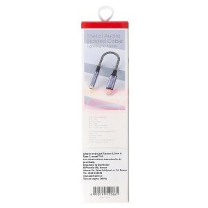 Adaptor audio jack 3.5mm - Lightning Tranyoo T-E9 - Img 3