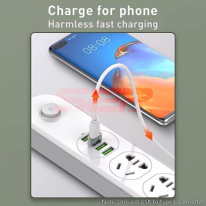 Adaptor incarcator LDNIO USB-A - Type-C LC150 - Img 6