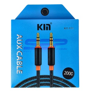 Adaptor prelungitor textil jack 3,5mm - 3,5mm 2 metri - Img 1