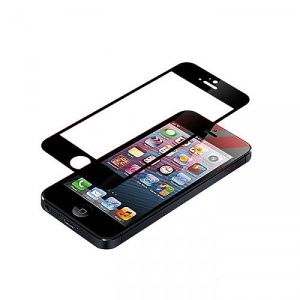 Geam protectie display sticla 5D FULL COVER Apple iPhone 5 / 5S / SE BLACK - Img 2