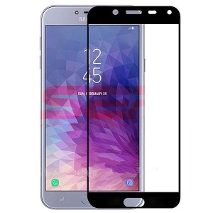 Geam protectie display sticla 5D FULL GLUE Samsung Galaxy J4 BLACK - Img 2
