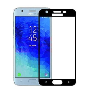 Geam protectie display sticla 5D FULL GLUE Samsung Galaxy J7 2018 BLACK - Img 2