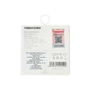 Handsfree audio stereo cu conector jack Tranyoo T-R15 - Img 2