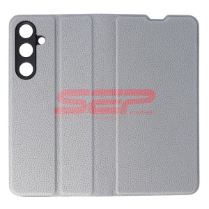 Husa FlipCover Leather Samsung Galaxy S24 FE Grey