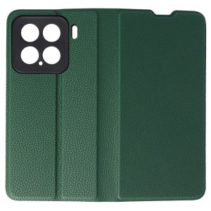 Husa FlipCover Leather Xiaomi 15 5G Dark Green