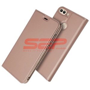 Husa FlipCover Magnet Skin Apple Iphone 7 Plus Rose Gold - Img 1
