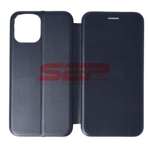Husa FlipCover Round Apple iPhone 12 Pro Max Midnight Blue - Img 1