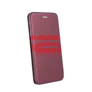Husa FlipCover Round Apple iPhone 12 Pro Max Wine - Img 2
