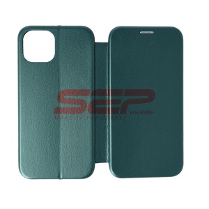 Husa FlipCover Round Apple iPhone 13 Sea Green - Img 1