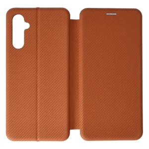 Husa FlipCover Round Carbon Samsung Galaxy A14 4G Brown