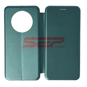 Husa FlipCover Round Huawei Mate 40 Pro Sea Green - Img 1
