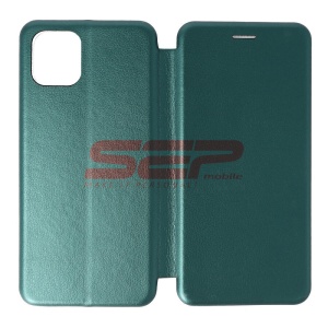 Husa FlipCover Round Samsung Galaxy A03 4G Sea Green