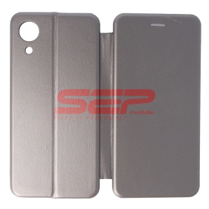 Husa FlipCover Round Samsung Galaxy A03 Core Fossil Grey