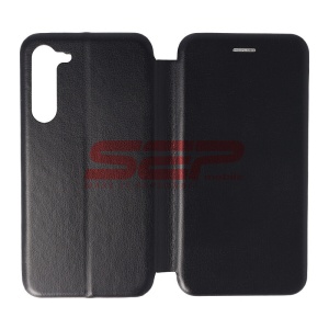 Husa FlipCover Round Samsung Galaxy S23 Plus Black
