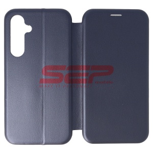 Husa FlipCover Round Samsung Galaxy S24 FE Midnight Blue