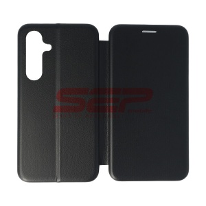 Husa FlipCover Round Samsung Galaxy S25 Black