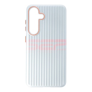 Husa PC Metallic Lines Samsung Galaxy S24 Silver - Img 1
