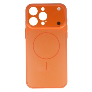 Husa PC Skin pentru transformare iPhone 15 Pro Max in iPhone 17 Pro Max Cosmic Orange