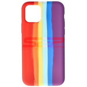 Husa silicon High Copy Rainbow Apple iPhone 11 Pro Max