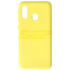 Husa silicon High Copy Samsung Galaxy A20e Yellow