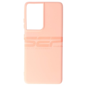 Husa silicon High Copy Samsung Galaxy S21 Ultra Pink - Img 1