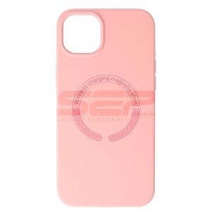 Husa silicon Mag Cover Apple iPhone 15 Plus Pink