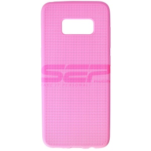 Husa silicon Mesh Case Samsung Galaxy S8 PINK