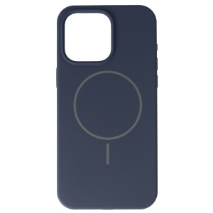 Husa Soft Silicone Magsafe Apple iPhone 15 Pro Max Blue