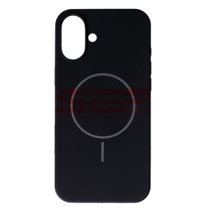 Husa Soft Silicone Magsafe Apple iPhone 16 Plus Black - Img 1