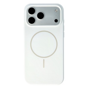 Husa Soft Silicone Magsafe Apple iPhone 17 Pro White - Img 2