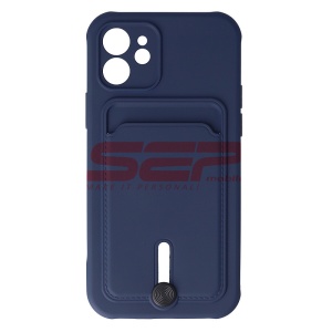 Husa TPU Card Holder Apple iPhone 12 Pro Navy - Img 1
