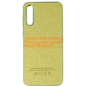 Husa TPU Leather Denim Samsung Galaxy A50 Green - Img 1