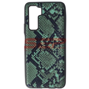 Husa TPU Leather Snake Huawei P40 Lite 5G / nova 7 SE Green - Img 1
