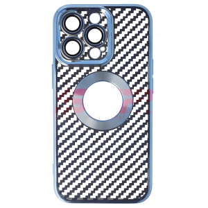 Husa TPU Luxury Carbon Fiber Apple iPhone 13 Pro Blue