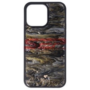 Husa TPU Natural Marble Apple iPhone 14 Pro Max Black - Img 1