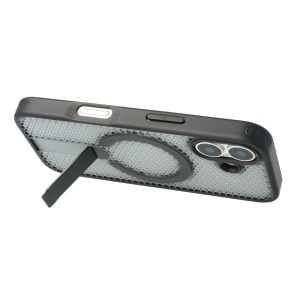 Husa TPU+PC 3D Grid Samsung Galaxy S25 FE Black - Img 3