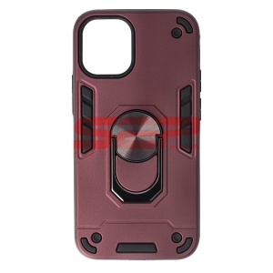 Husa TPU+PC Armor Ring Case Apple iPhone 12 mini Wine - Img 1