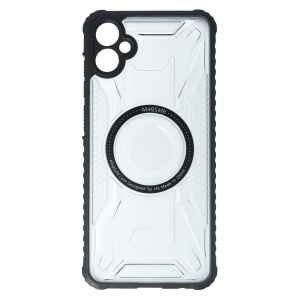 Husa TPU+PC Geometric Samsung Galaxy A05 Black - Img 2