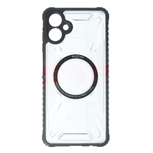 Husa TPU+PC Geometric Samsung Galaxy A06 Black - Img 2
