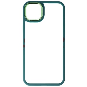 Husa TPU+PC Shell Clear Cover Apple iPhone 14 Plus Green - Img 2