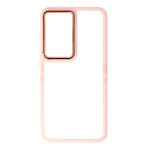 Husa TPU+PC Shell Clear Cover Samsung Galaxy S23 Pink - Img 2