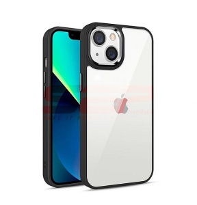 Husa TPU+PC Shell Clear Cover Samsung Galaxy S23 Plus Black - Img 1