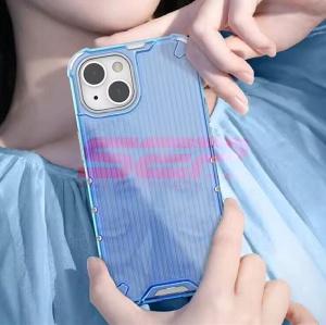Husa TPU+PC Stripes Apple iPhone 12 Blue - Img 3