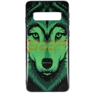 Husa UV Copy Glass Samsung Galaxy S10 Wolf - Img 1